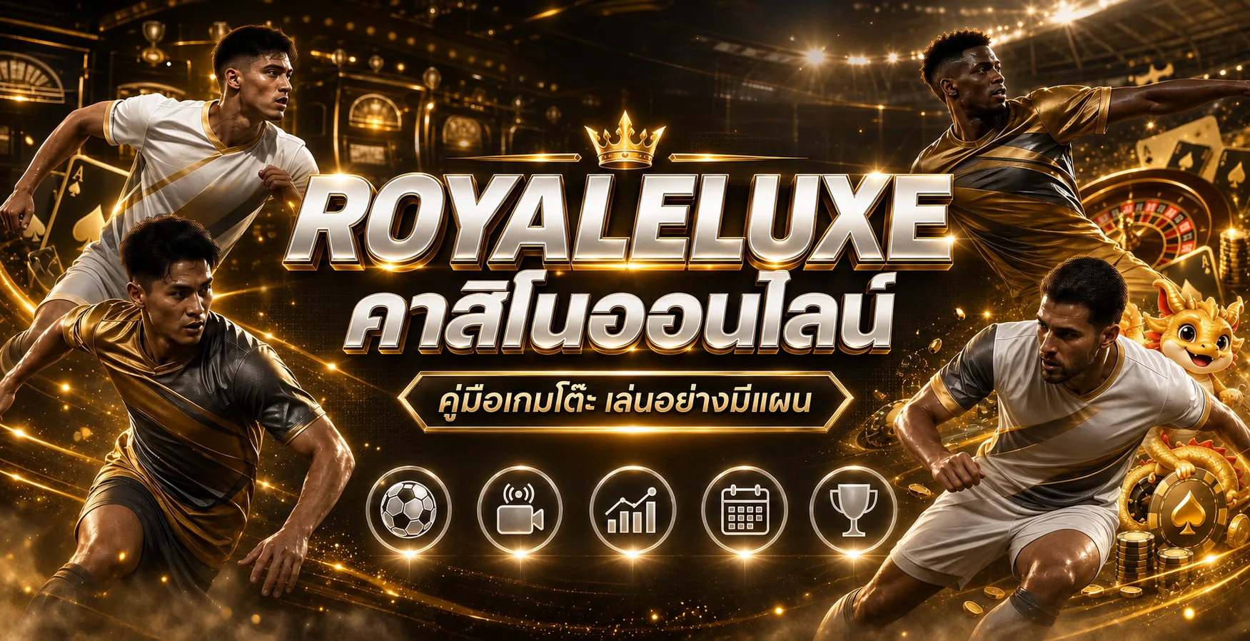 คู่มือ ROYALELUXE คาสิโนออนไลน์และเกมโต๊ะ